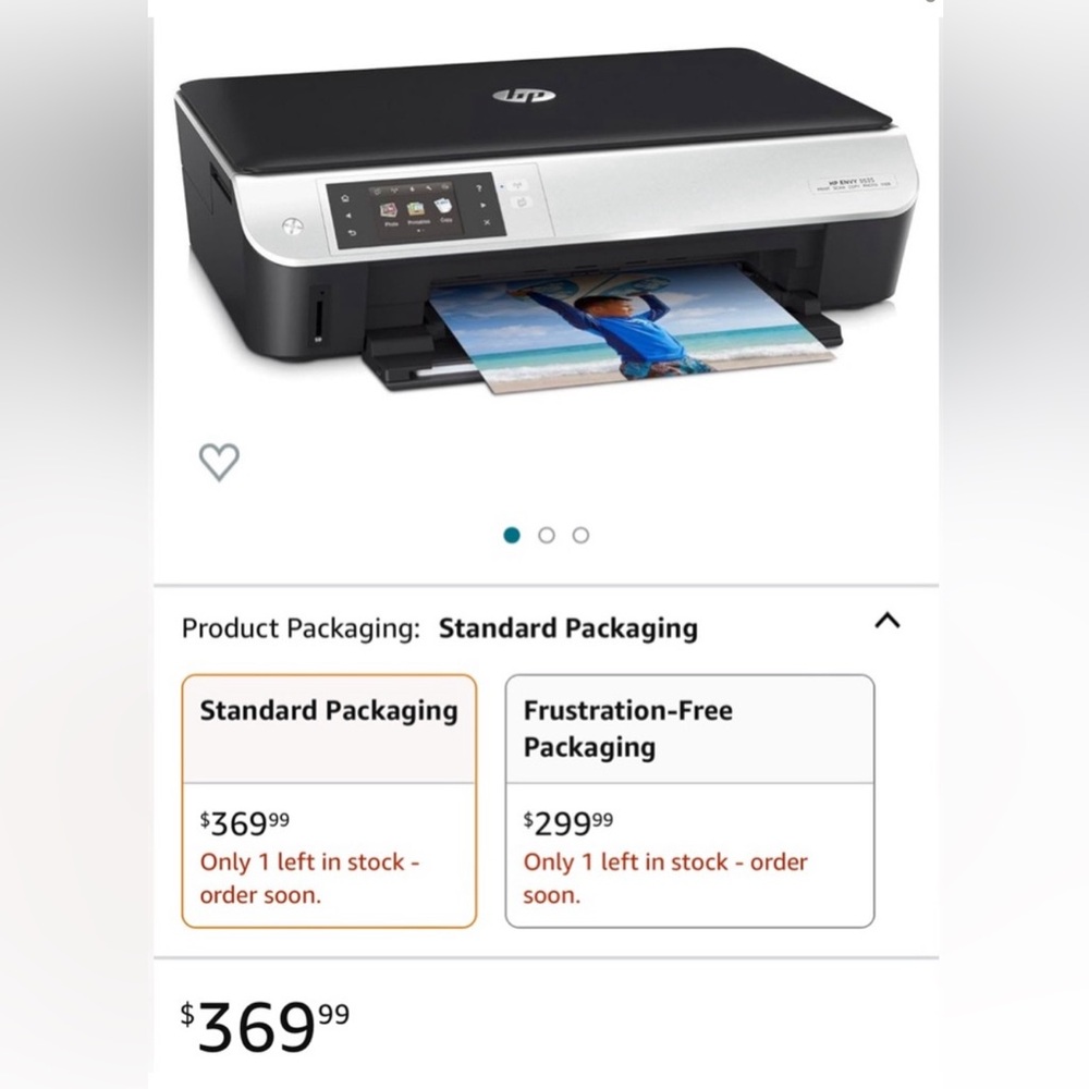 HP Envy 5535 smartphone and tablet printer - NEW in box